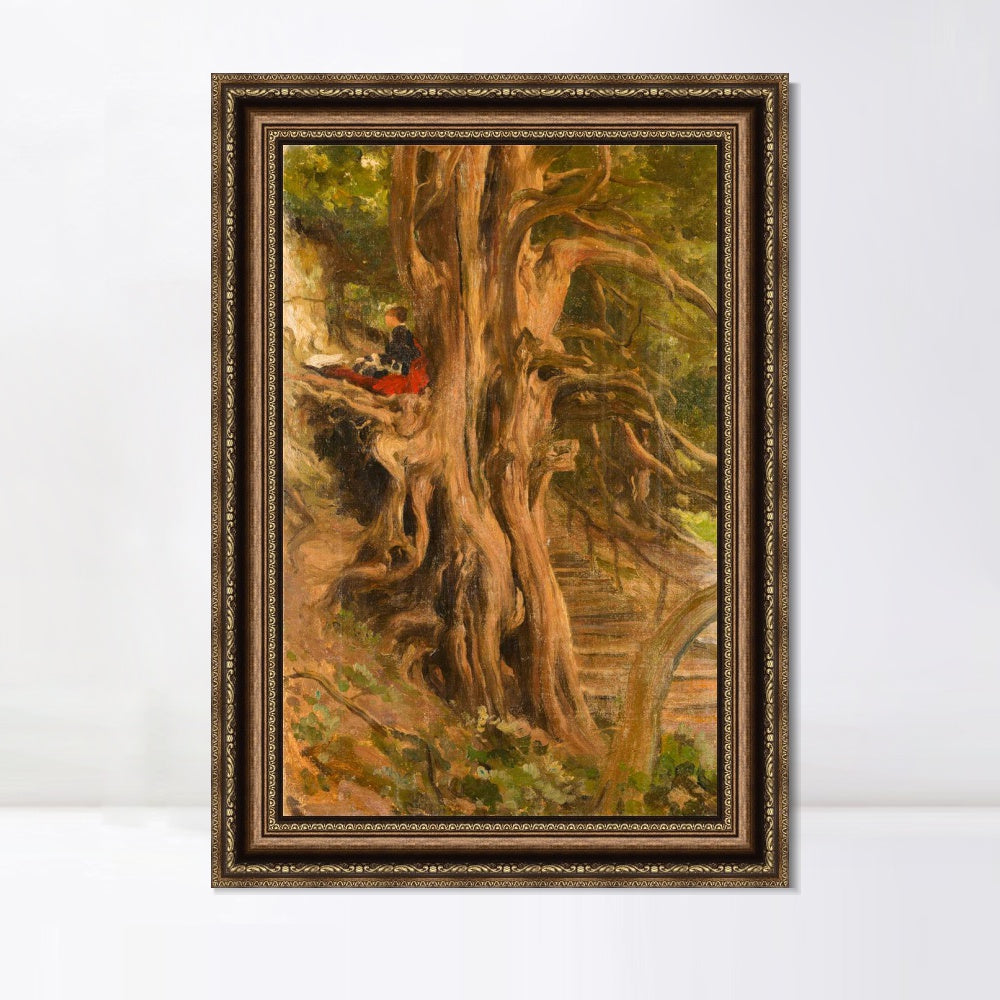 INVIN ART Framed Canvas Art Giclee Print Series#014 by Lord Frederick Leighton Wall Art