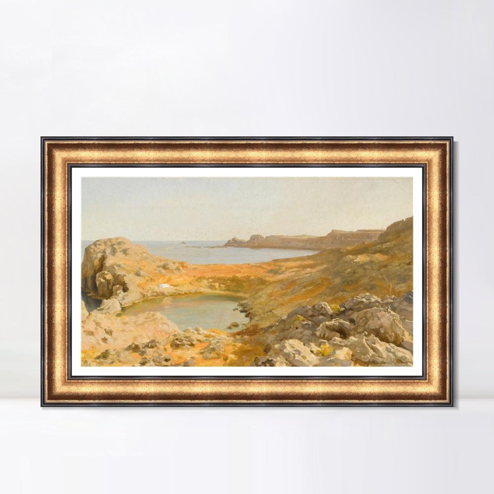 INVIN ART Framed Canvas Art Giclee Print Series#020 by Lord Frederick Leighton Wall Art