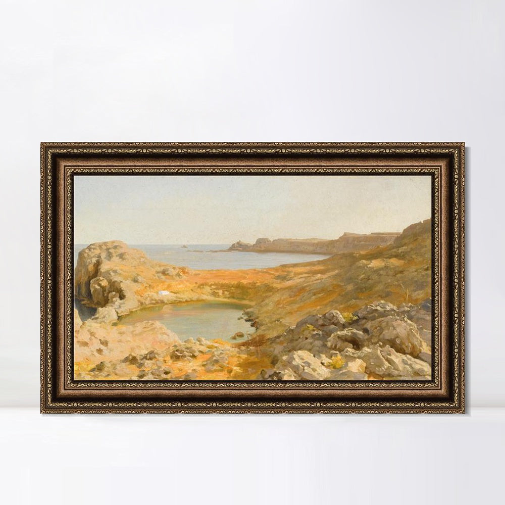 INVIN ART Framed Canvas Art Giclee Print Series#020 by Lord Frederick Leighton Wall Art