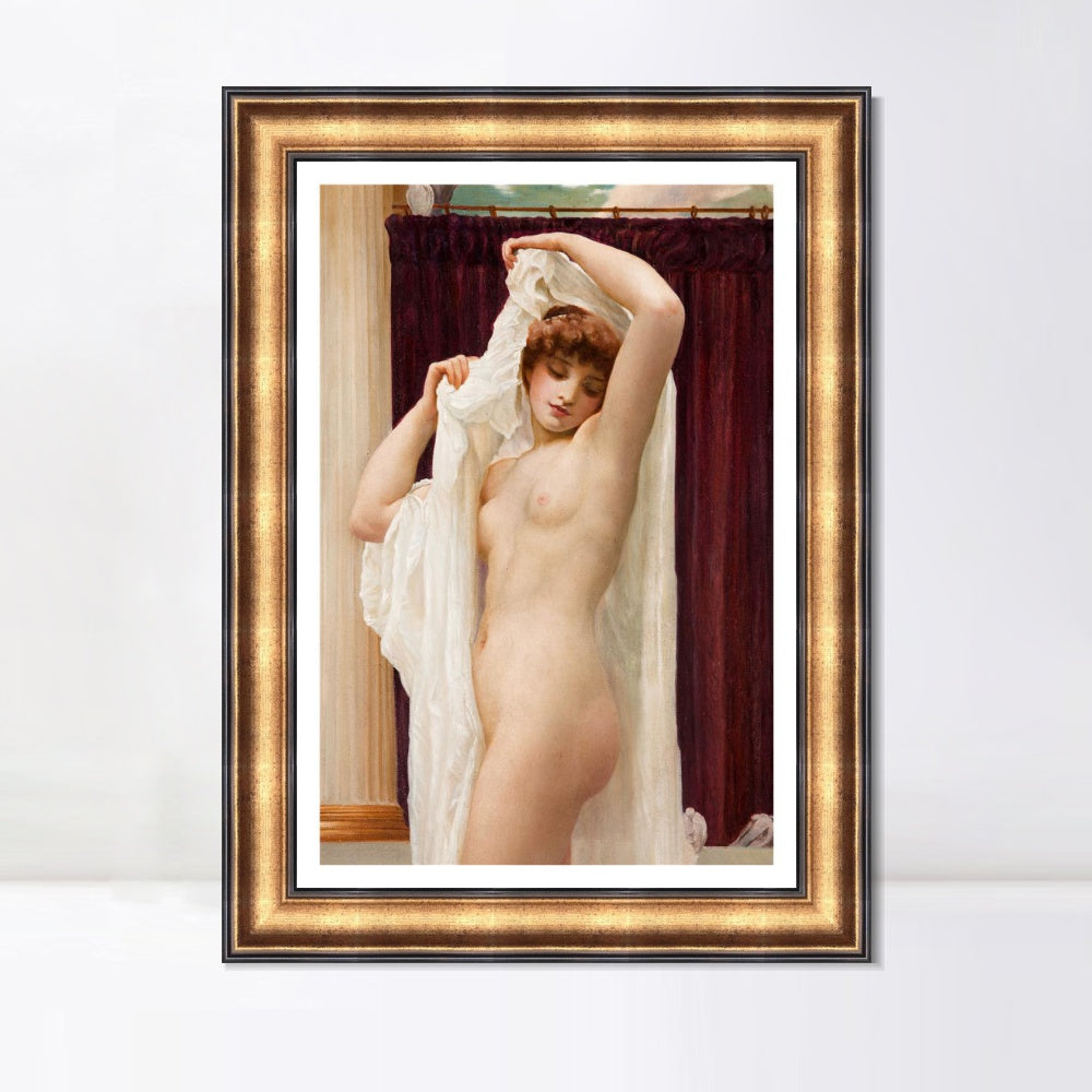 INVIN ART Framed Canvas Art Giclee Print daedalus and icarus#021 by Lord Frederick Leighton Wall Art