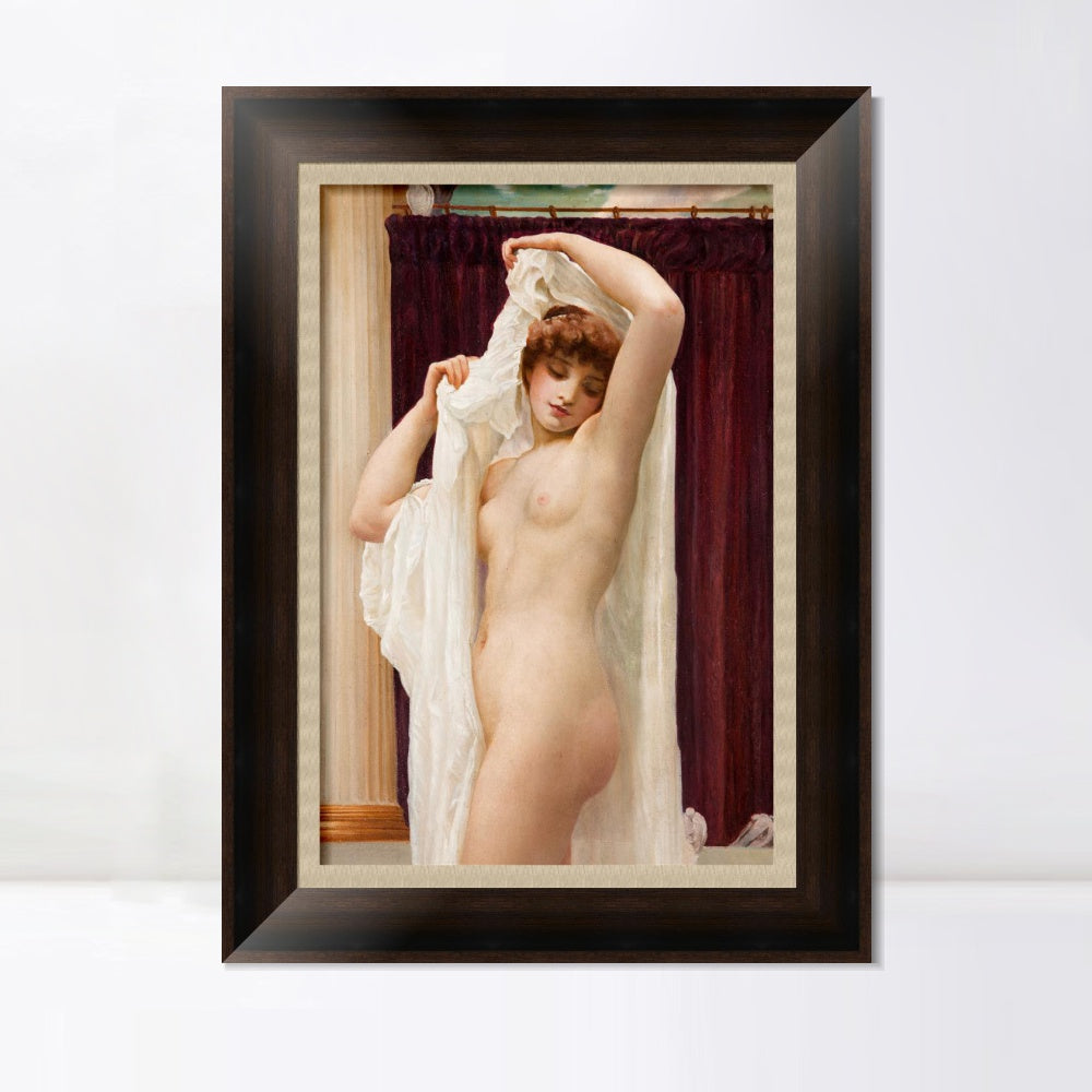 INVIN ART Framed Canvas Art Giclee Print daedalus and icarus#021 by Lord Frederick Leighton Wall Art
