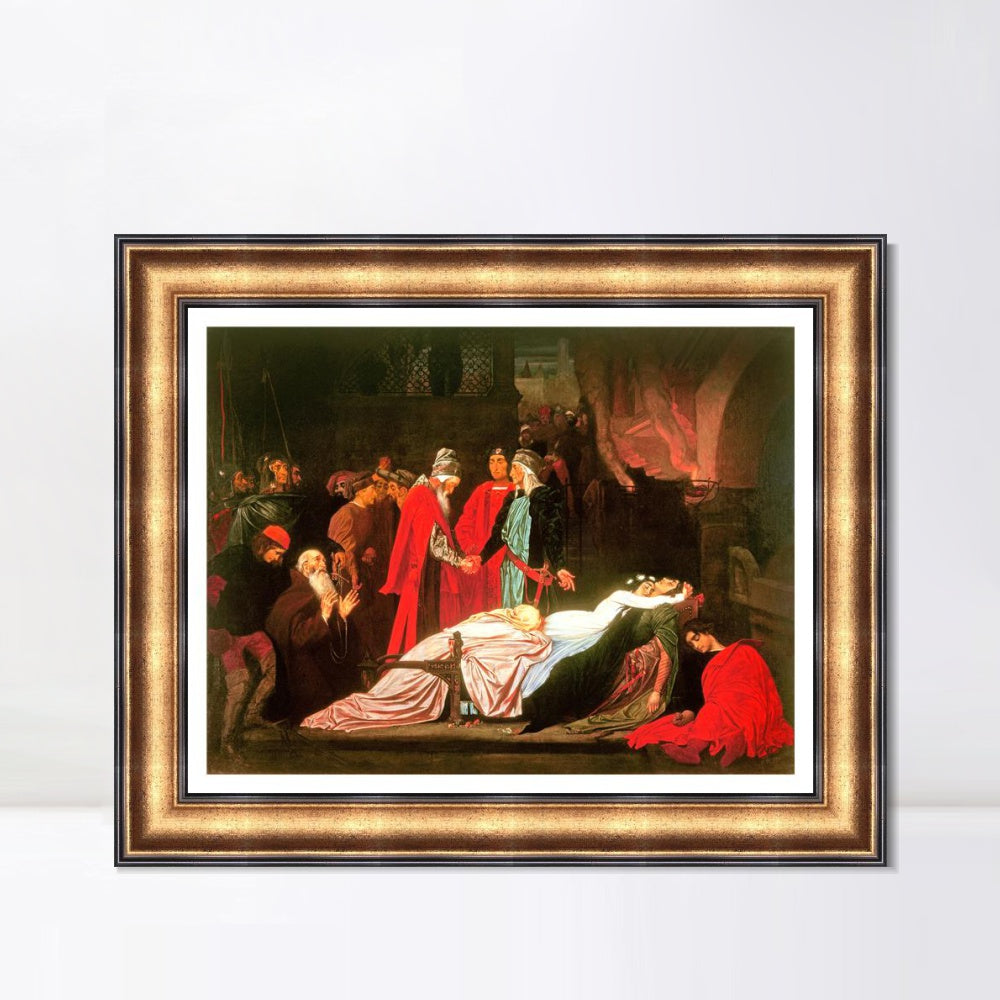 INVIN ART Framed Canvas Art Giclee Print Series#029 by Lord Frederick Leighton Wall Art