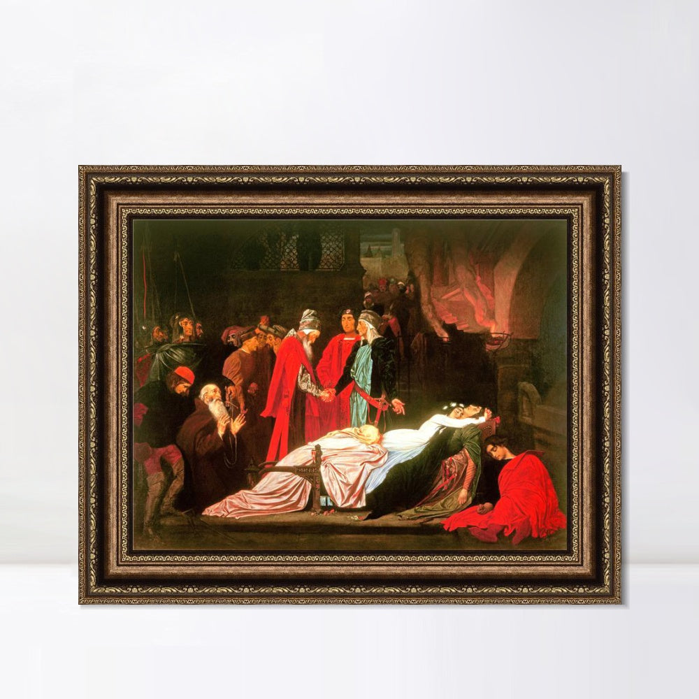 INVIN ART Framed Canvas Art Giclee Print Series#029 by Lord Frederick Leighton Wall Art