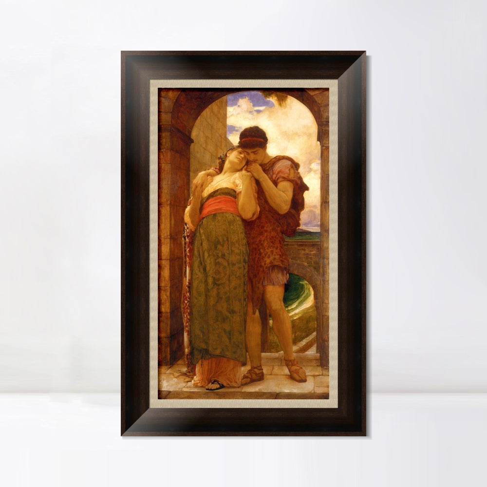 INVIN ART Framed Canvas Art Giclee Print Wedded by Lord Frederick Leighton Wall Art