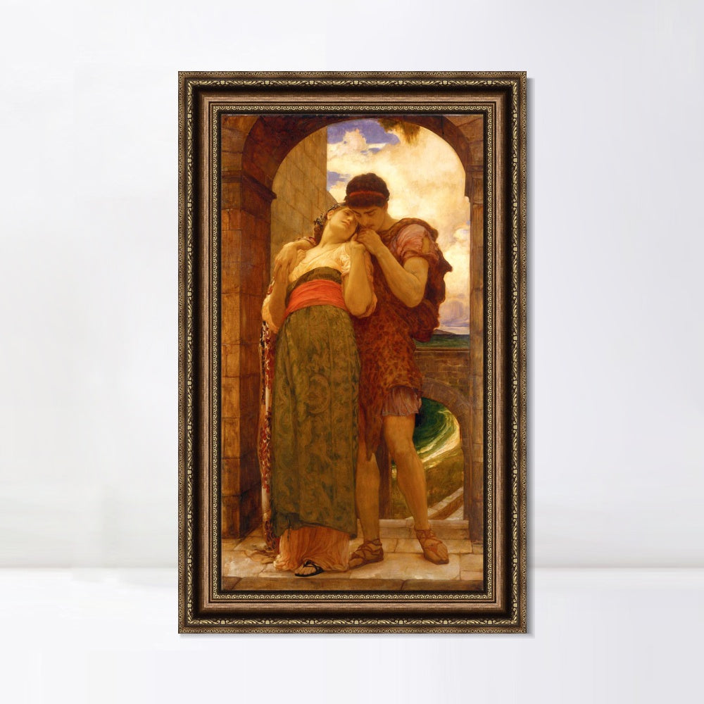 INVIN ART Framed Canvas Art Giclee Print Wedded by Lord Frederick Leighton Wall Art