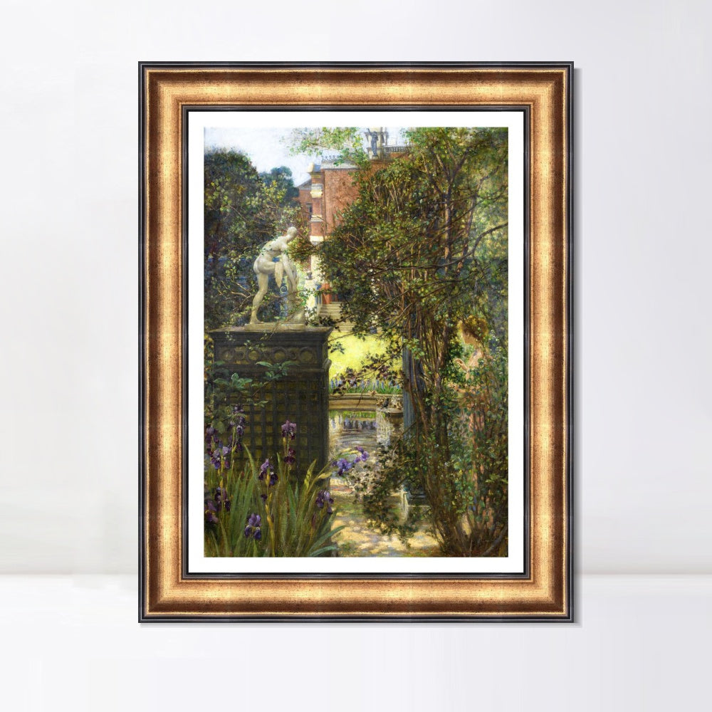 INVIN ART Framed Canvas Art Giclee Print Series#034 by Lord Frederick Leighton Wall Art