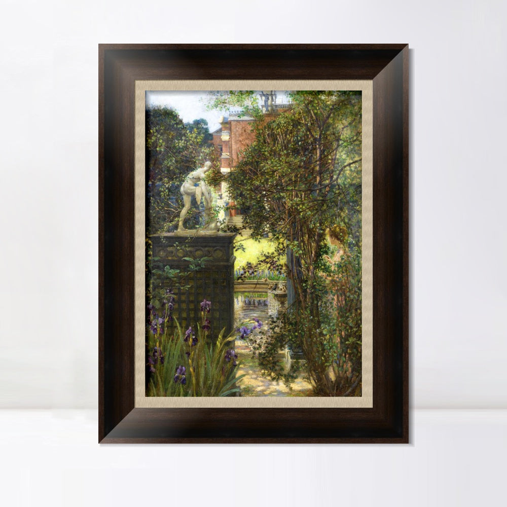 INVIN ART Framed Canvas Art Giclee Print Series#034 by Lord Frederick Leighton Wall Art