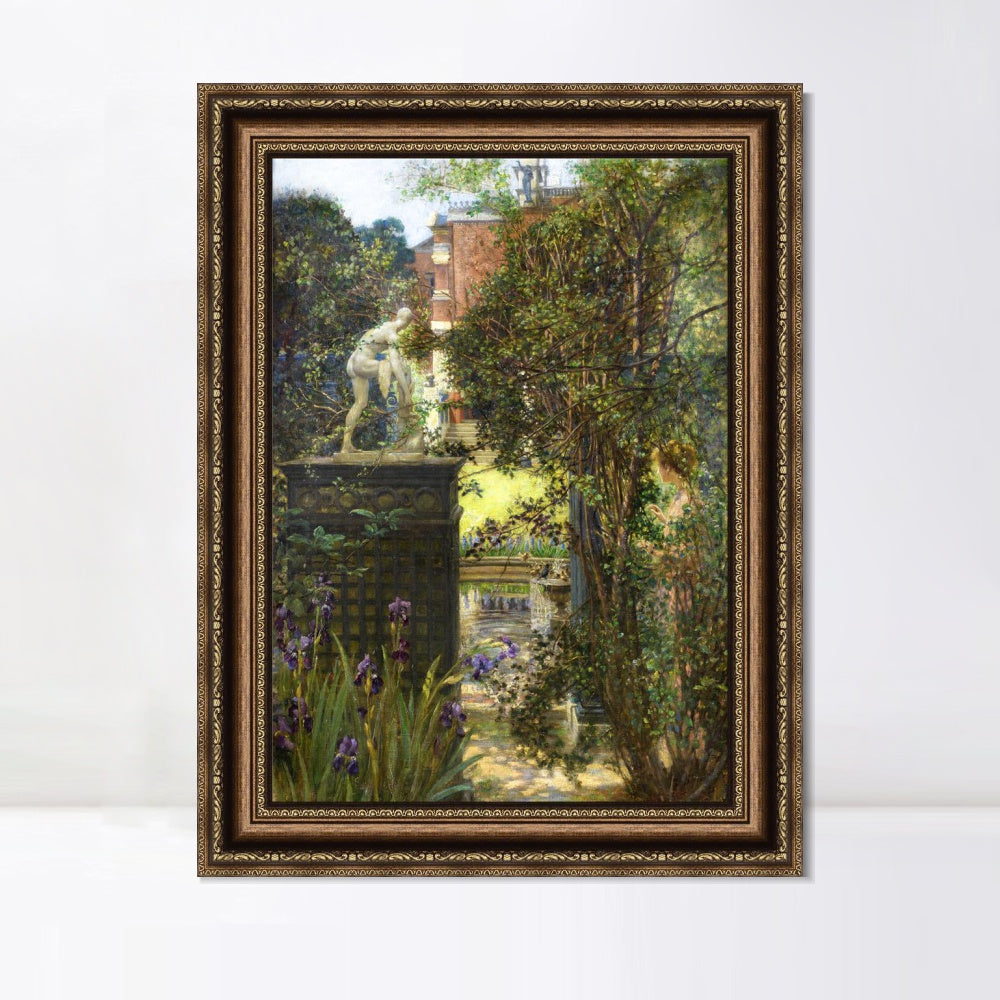 INVIN ART Framed Canvas Art Giclee Print Series#034 by Lord Frederick Leighton Wall Art