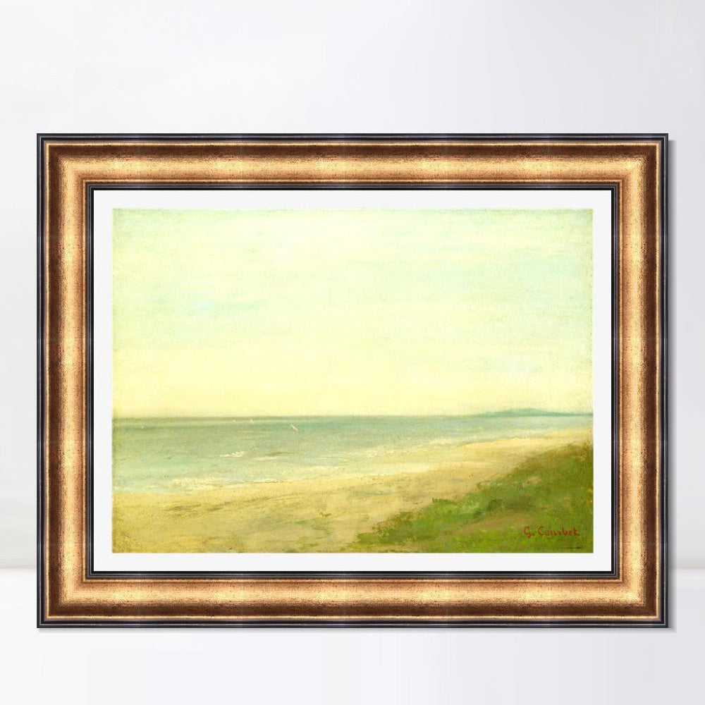 INVIN ART Framed Canvas Art Giclee Print Series#030 by Gustave Courbet Wall Art