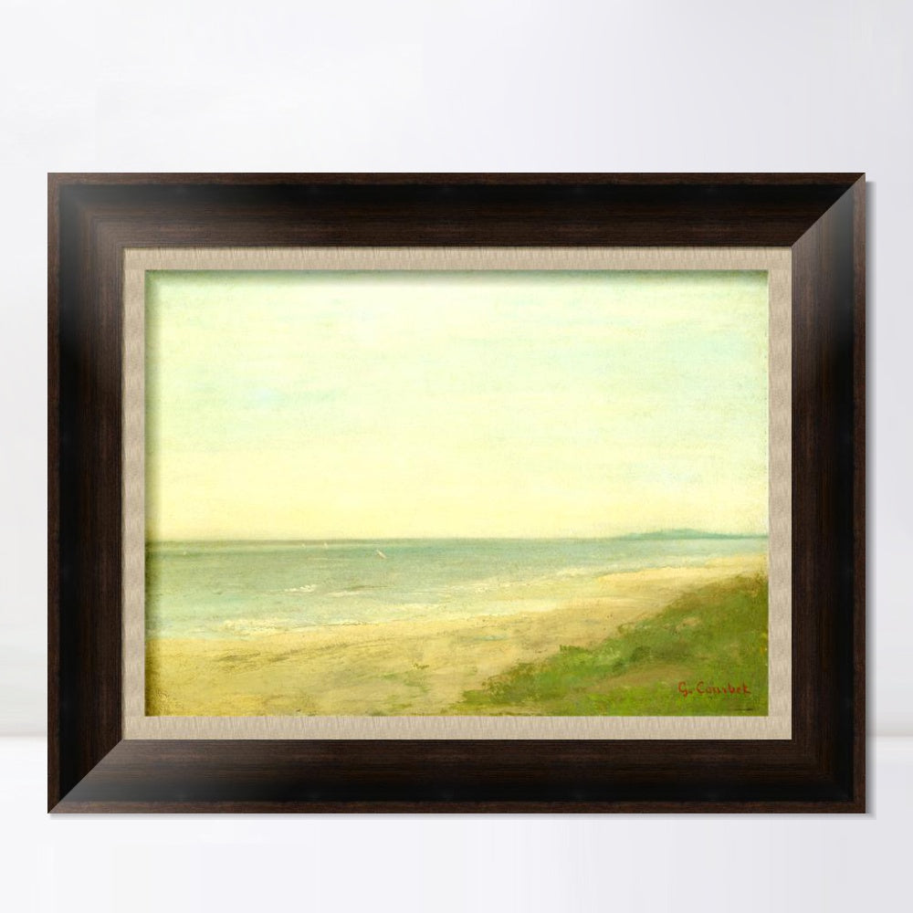 INVIN ART Framed Canvas Art Giclee Print Series#030 by Gustave Courbet Wall Art