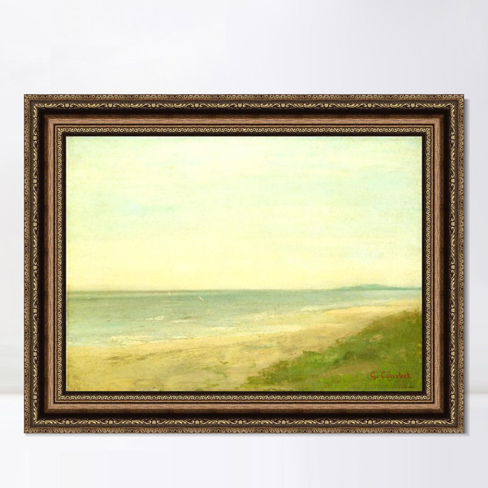 INVIN ART Framed Canvas Art Giclee Print Series#030 by Gustave Courbet Wall Art