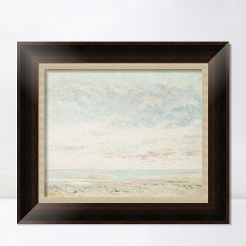 INVIN ART Framed Canvas Art Giclee Print Series#046 by Gustave Courbet Wall Art Living Room Home Office Decorations