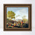 INVIN ART Framed Canvas Art Giclee Print La merienda a orilla del Manzanares by Francisco De Goya Wall Art Living Room Home Office Decorations