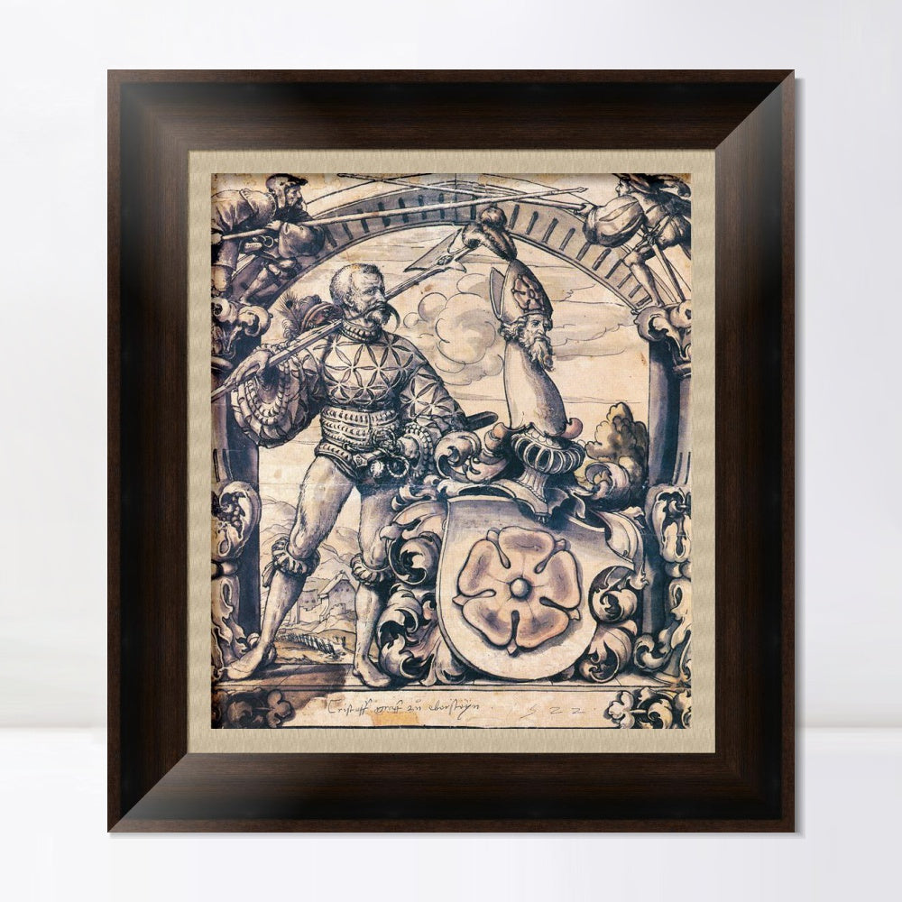 INVIN ART Framed Canvas Art Giclee Print Series#003 by Hans Holbein the Younger Wall Art