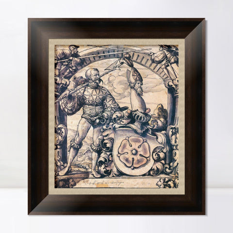 INVIN ART Framed Canvas Art Giclee Print Series#003 by Hans Holbein the Younger Wall Art Living Room Home Office Decorations
