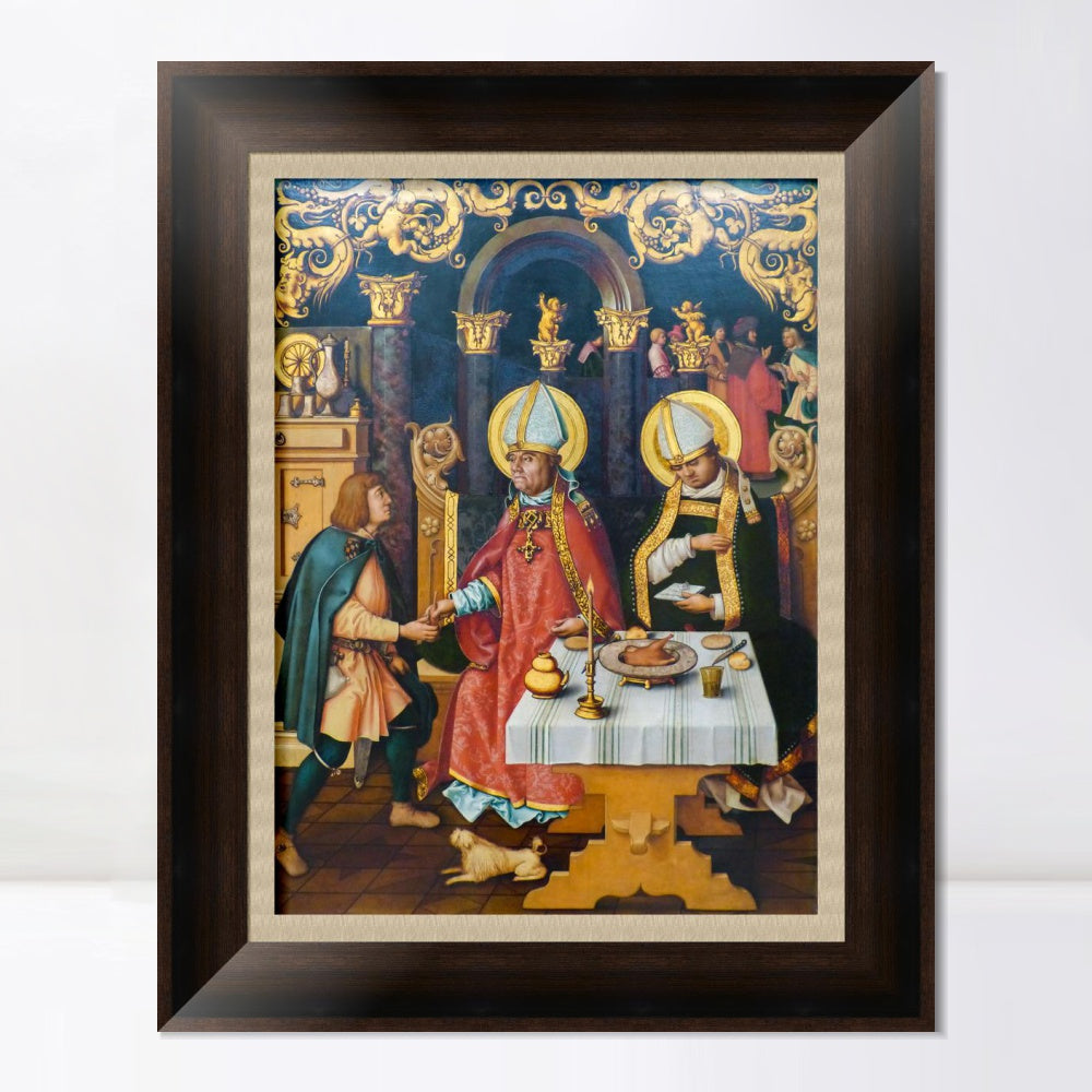 INVIN ART Framed Canvas Art Giclee Print Series#006 by Hans Holbein the Younger Wall Art