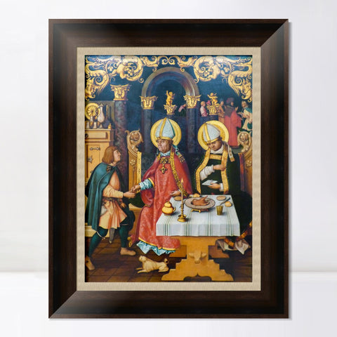 INVIN ART Framed Canvas Art Giclee Print Series#006 by Hans Holbein the Younger Wall Art Living Room Home Office Decorations