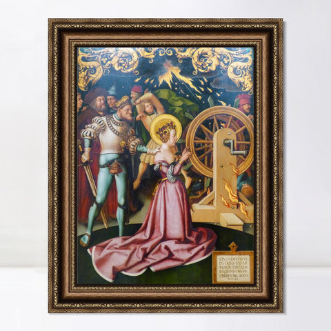 INVIN ART Framed Canvas Art Giclee Print Series#007 by Hans Holbein the Younger Wall Art Living Room Home Office Decorations