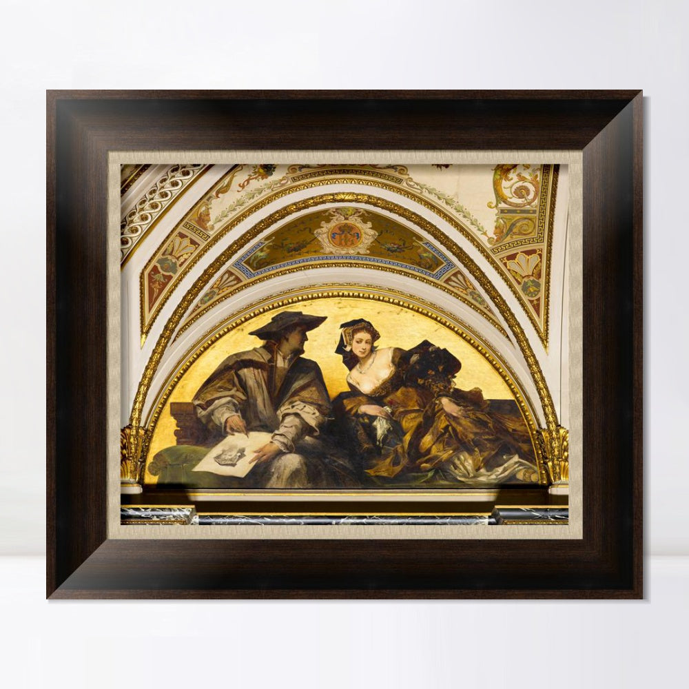 INVIN ART Framed Canvas Art Giclee Print Series#014 by Hans Holbein the Younger Wall Art