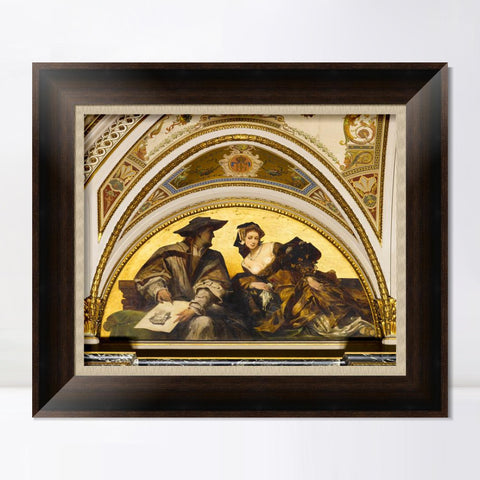 INVIN ART Framed Canvas Art Giclee Print Series#014 by Hans Holbein the Younger Wall Art Living Room Home Office Decorations