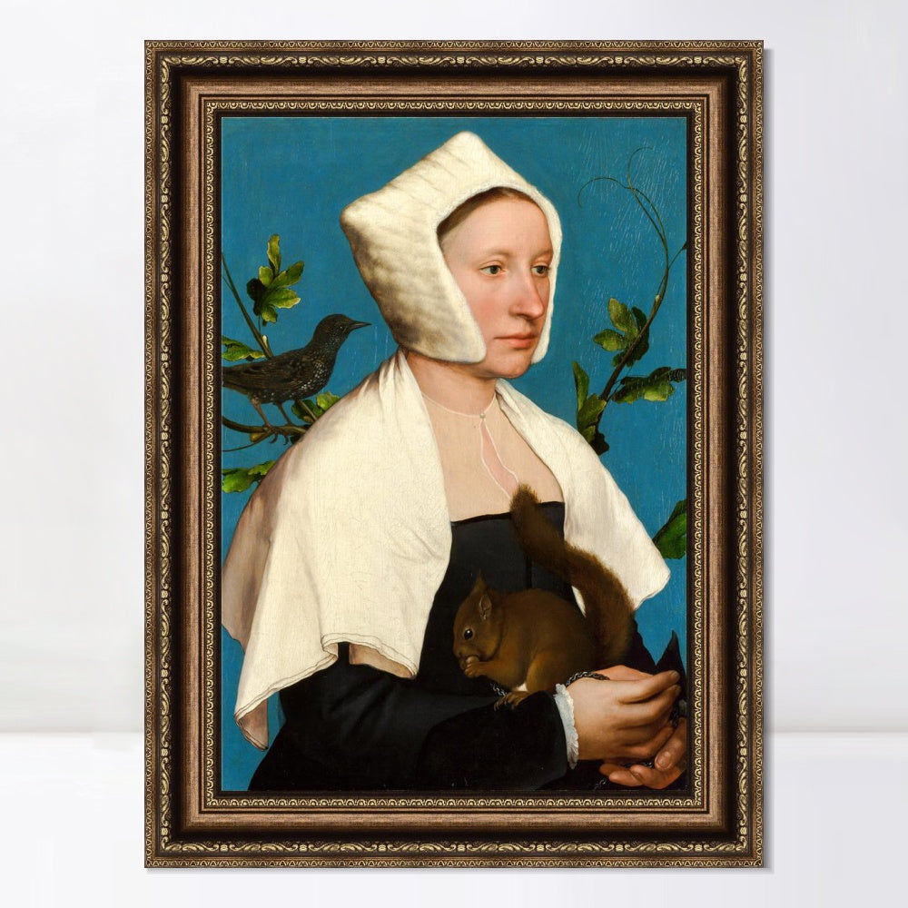 INVIN ART Framed Canvas Art Giclee Print Series#015 by Hans Holbein the Younger Wall Art