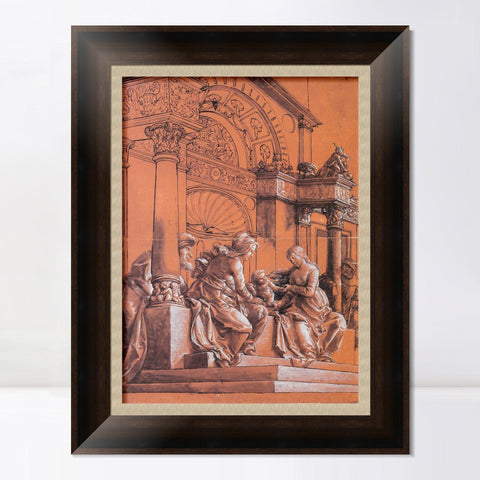 INVIN ART Framed Canvas Art Giclee Print Series#020 by Hans Holbein the Younger Wall Art Living Room Home Office Decorations