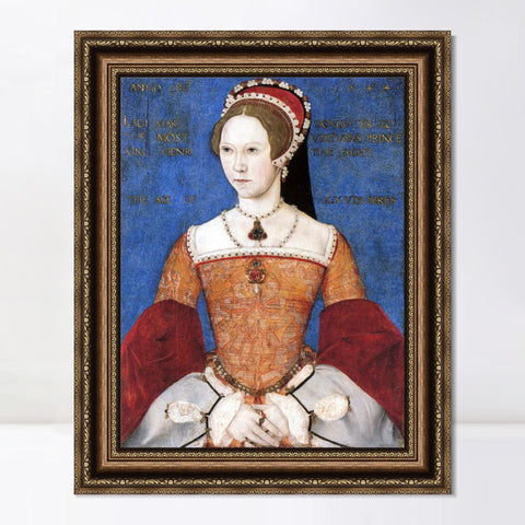 INVIN ART Framed Canvas Art Giclee Print Series#021 by Hans Holbein the Younger Wall Art Living Room Home Office Decorations