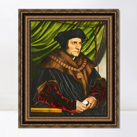 INVIN ART Framed Canvas Art Giclee Print Series#023 by Hans Holbein the Younger Wall Art Living Room Home Office Decorations
