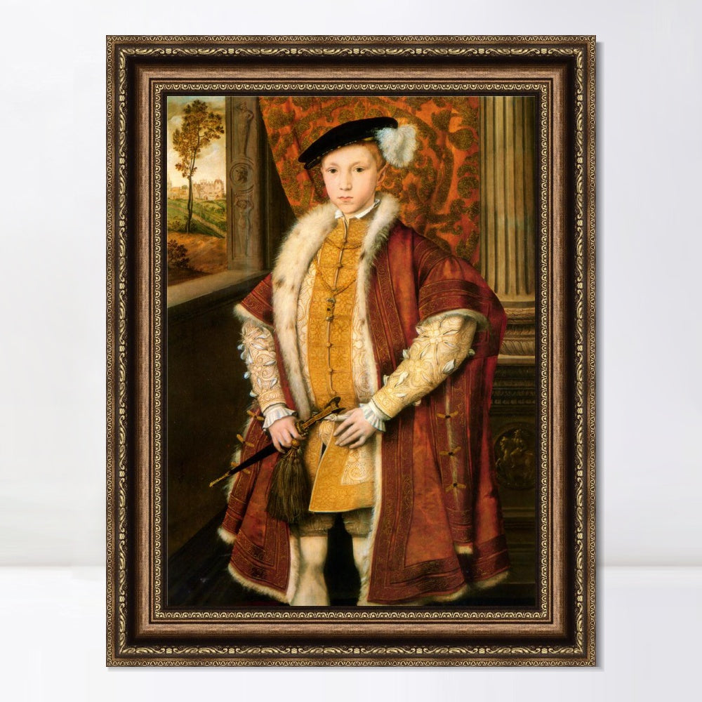INVIN ART Framed Canvas Art Giclee Print Series#026 by Hans Holbein the Younger Wall Art