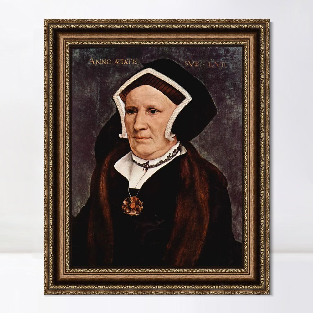 INVIN ART Framed Canvas Art Giclee Print Series#027 by Hans Holbein the Younger Wall Art