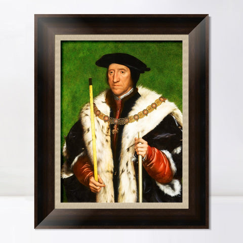 INVIN ART Framed Canvas Art Giclee Print Series#031 by Hans Holbein the Younger Wall Art Living Room Home Office Decorations