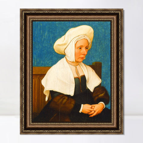 INVIN ART Framed Canvas Art Giclee Print Series#033 by Hans Holbein the Younger Wall Art Living Room Home Office Decorations