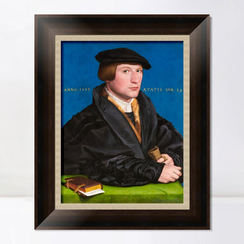 INVIN ART Framed Canvas Art Giclee Print Series#034 by Hans Holbein the Younger Wall Art Living Room Home Office Decorations