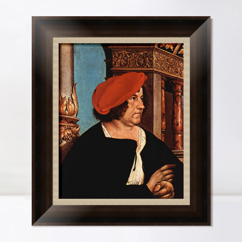INVIN ART Framed Canvas Art Giclee Print Series#035 by Hans Holbein the Younger Wall Art