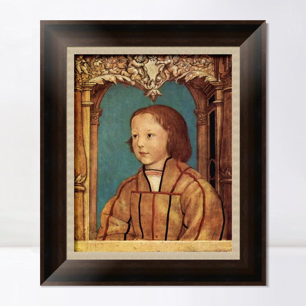 INVIN ART Framed Canvas Art Giclee Print Series#037 by Hans Holbein the Younger Wall Art