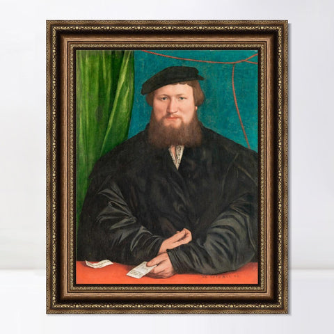 INVIN ART Framed Canvas Art Giclee Print Series#038 by Hans Holbein the Younger Wall Art Living Room Home Office Decorations