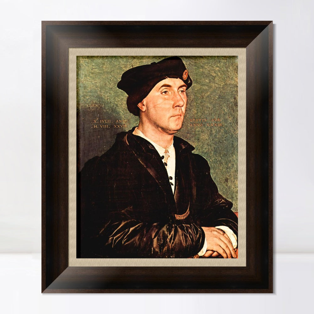 INVIN ART Framed Canvas Art Giclee Print Sir Richard Southwell by Hans Holbein the Younger Wall Art
