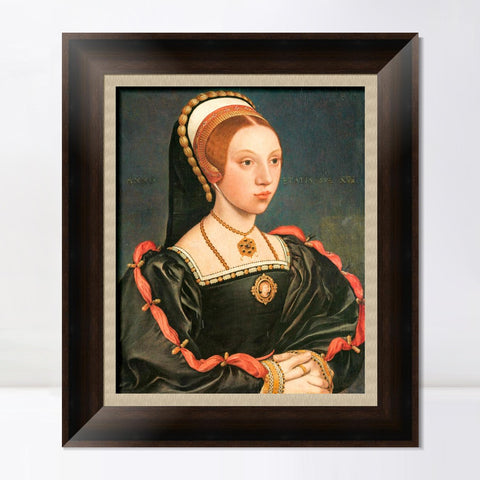 INVIN ART Framed Canvas Art Giclee Print Series#042 by Hans Holbein the Younger Wall Art Living Room Home Office Decorations