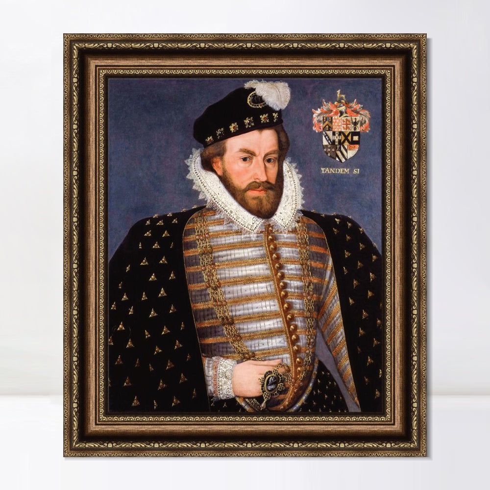 INVIN ART Framed Canvas Art Giclee Print Series#043 by Hans Holbein the Younger Wall Art