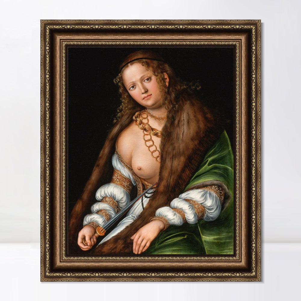 INVIN ART Framed Canvas Art Giclee Print Series#044 by Hans Holbein the Younger Wall Art