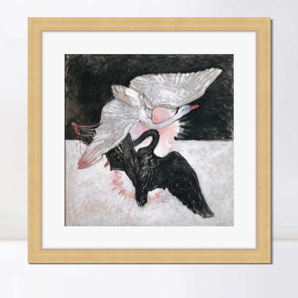 INVIN ART Framed Canvas Giclee Print Art Series#002 by Hilma Af Klint Wall Art