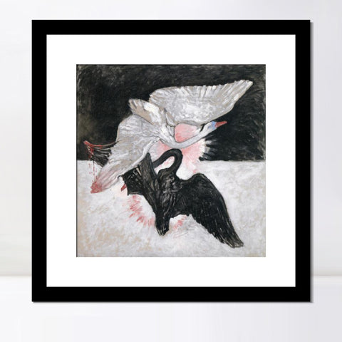 INVIN ART Framed Canvas Giclee Print Art Series#002 by Hilma Af Klint Wall Art Living Room Home Office Decorations