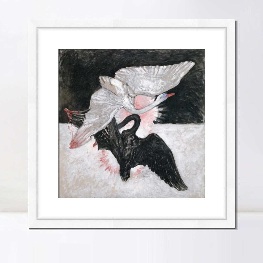 INVIN ART Framed Canvas Giclee Print Art Series#002 by Hilma Af Klint Wall Art