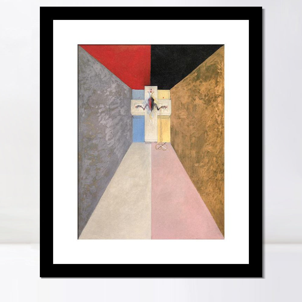 INVIN ART Framed Canvas Giclee Print Art Series#004 by Hilma Af Klint Wall Art Living Room Home Office Decorations