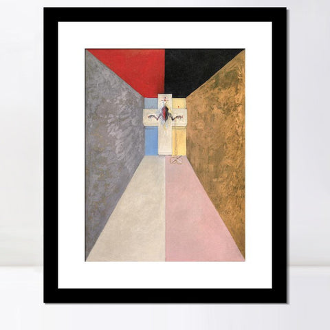 INVIN ART Framed Canvas Giclee Print Art Series#004 by Hilma Af Klint Wall Art Living Room Home Office Decorations