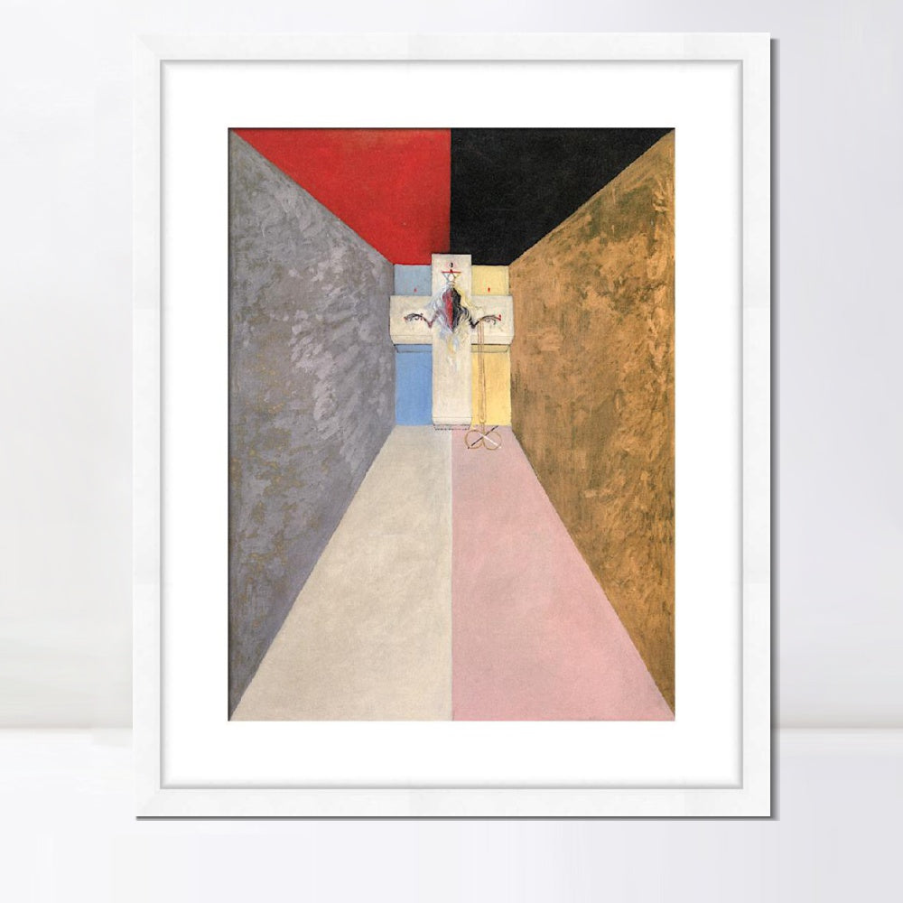 INVIN ART Framed Canvas Giclee Print Art Series#004 by Hilma Af Klint Wall Art Living Room Home Office Decorations
