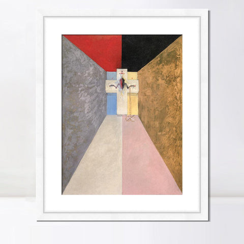 INVIN ART Framed Canvas Giclee Print Art Series#004 by Hilma Af Klint Wall Art Living Room Home Office Decorations