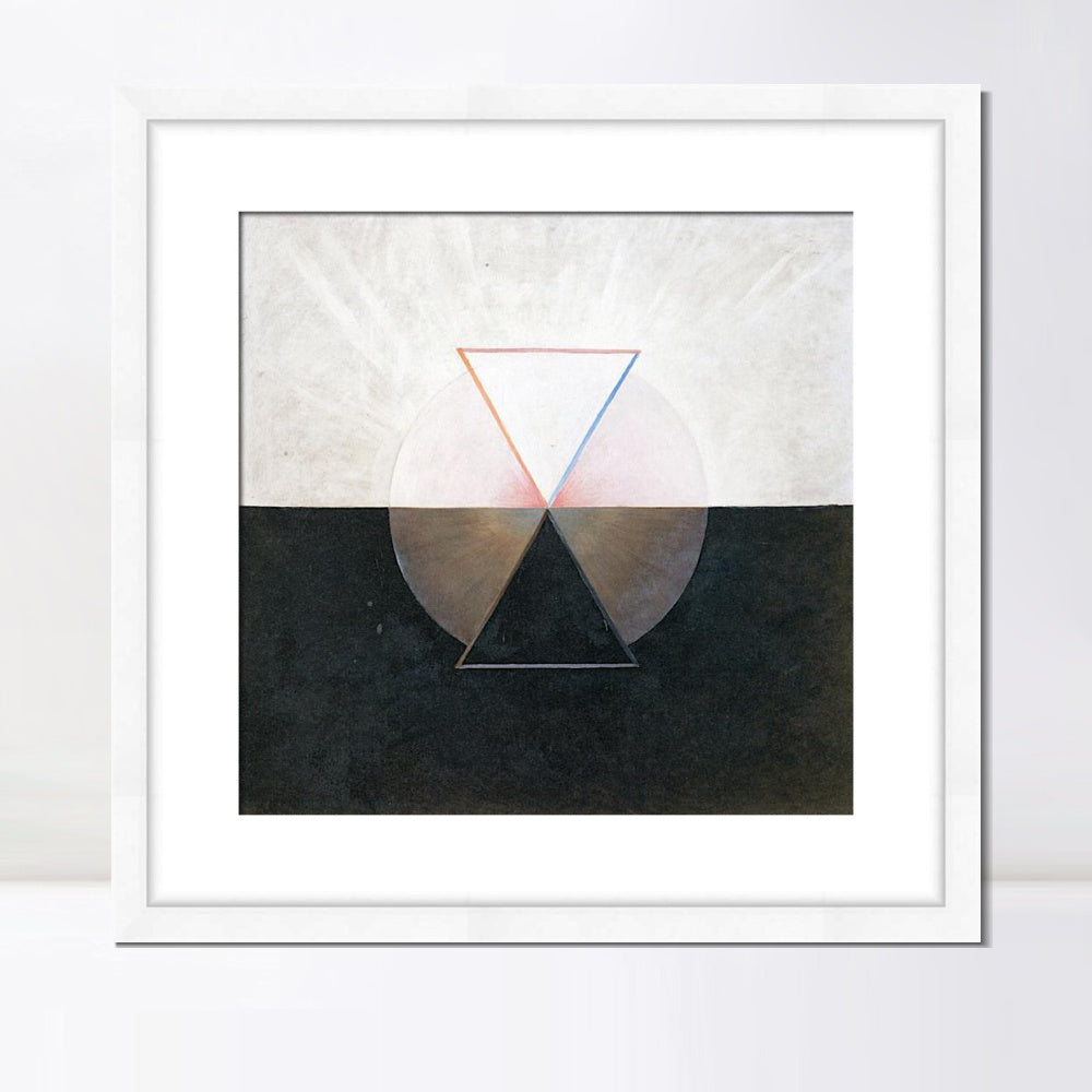 INVIN ART Framed Canvas Giclee Print Art Series#006 by Hilma Af Klint Wall Art