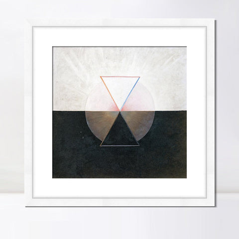 INVIN ART Framed Canvas Giclee Print Art Series#006 by Hilma Af Klint Wall Art Living Room Home Office Decorations