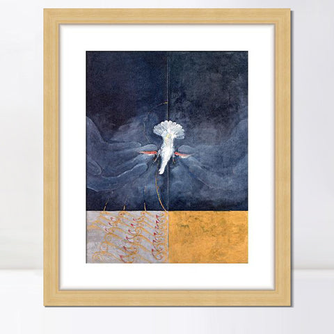 INVIN ART Framed Canvas Giclee Print Art Overview and Analysis by Hilma Af Klint Wall Art Living Room Home Office Decorations